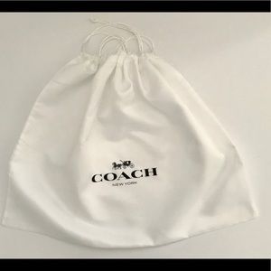 Coach Dust Bag - white- New!